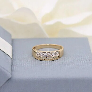 Złoty pierścionek p.585/2,00g