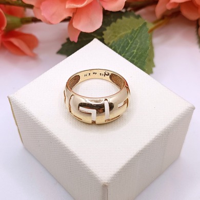 Złoty pierścionek p.585/3,38g