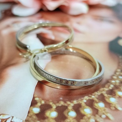 Złote kolczyki p.585/4,08g