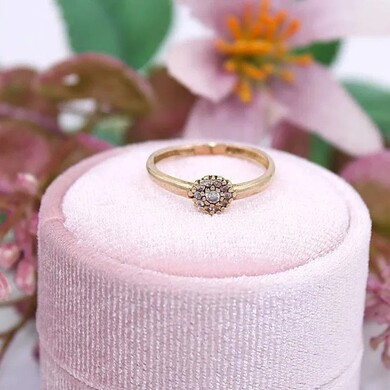 Złoty pierścionek p.585/1,21g