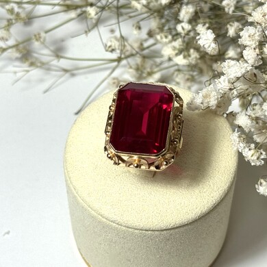 Złoty pierścionek p.585/11,16g