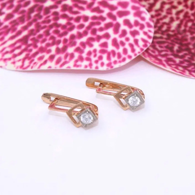 Złote kolczyki p.585/2,76g