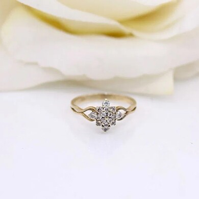 Złoty pierścionek p.333/1,86g