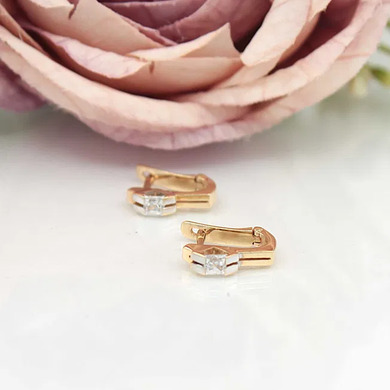 Złote kolczyki p.585/2,34g