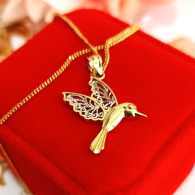 Złota zawieszka p.585/1,26g 