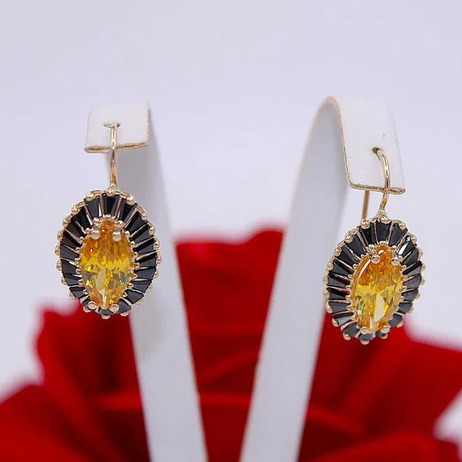 Złote kolczyki p.585/6,80g