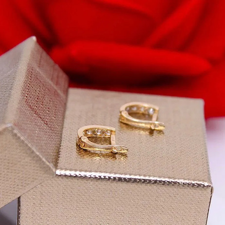 Złote kolczyki p.585/1,21g