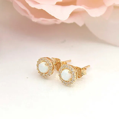 Złote kolczyki p.585/1,41g