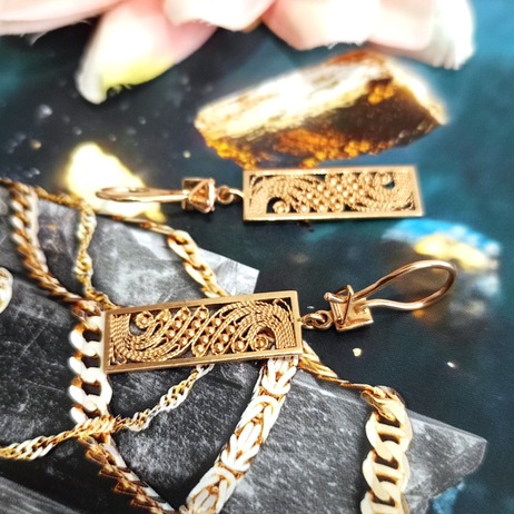 Złote kolczyki p.583/4,54g