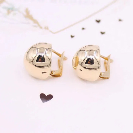 Złote kolczyki p.585/3,35g