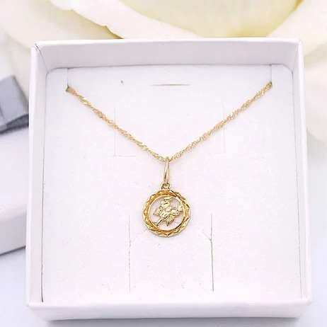 Złota zawieszka p.585/0,85g