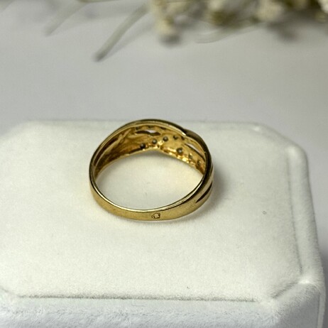 Złoty pierścionek 585/2,65g