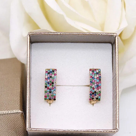 Złote kolczyki p.585/3,55g