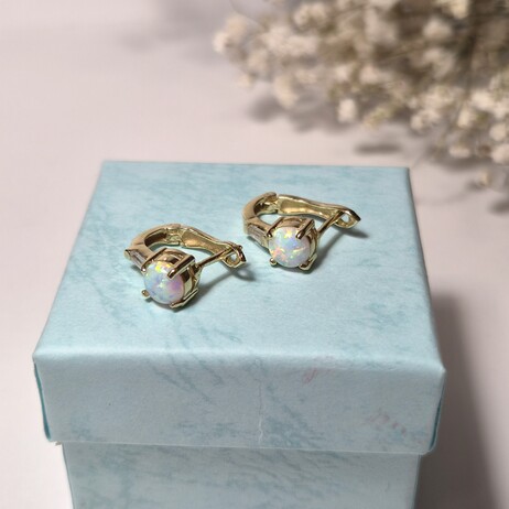 Złote kolczyki p.585/3,42g