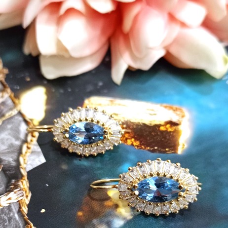 Złote kolczyki p.585/6,43g