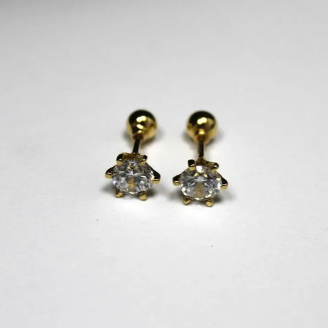 Złote kolczyki p.585/1,95g