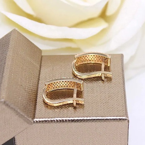 Złote kolczyki p.585/3,55g