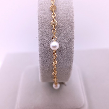 Złota bransoletka p.585/2,14g