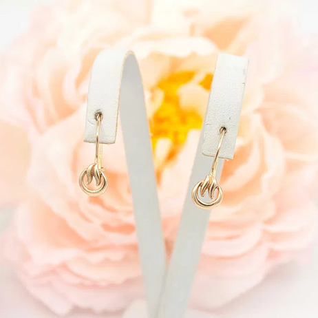 Złote kolczyki p.585/1,35g