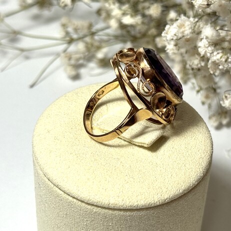 Złoty pierścionek p.585/10,24g