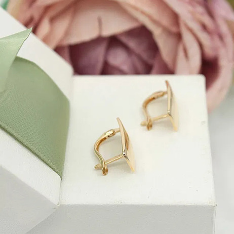 Złote kolczyki p.585/1,85g