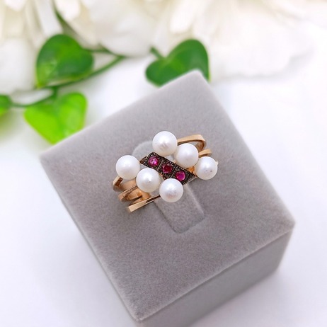 Złoty pierścionek p.585/4,42g