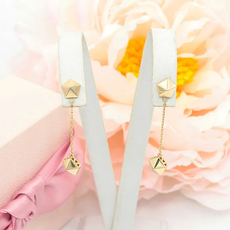 Złote kolczyki p.585/1,91g