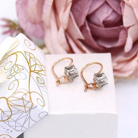 Złote kolczyki p.585/2,10g