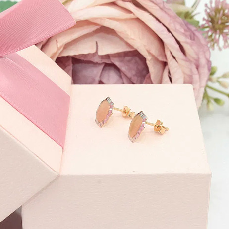 Złote kolczyki p.585/1,01g