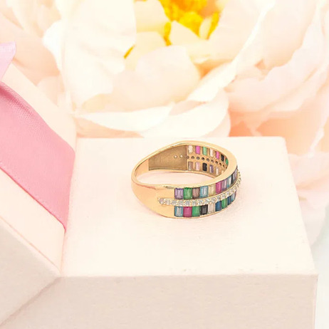 Złoty pierścionek p.585/2,63g