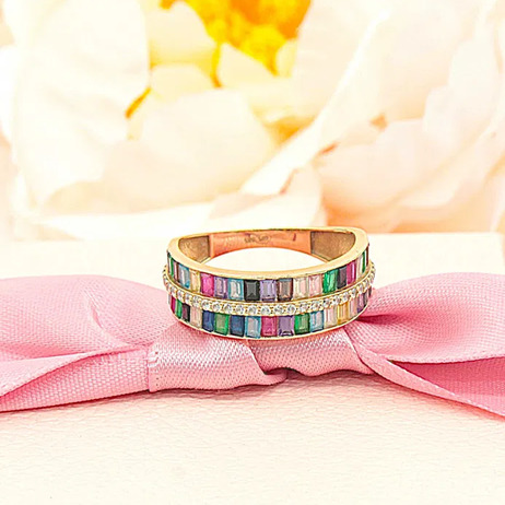 Złoty pierścionek p.585/2,63g