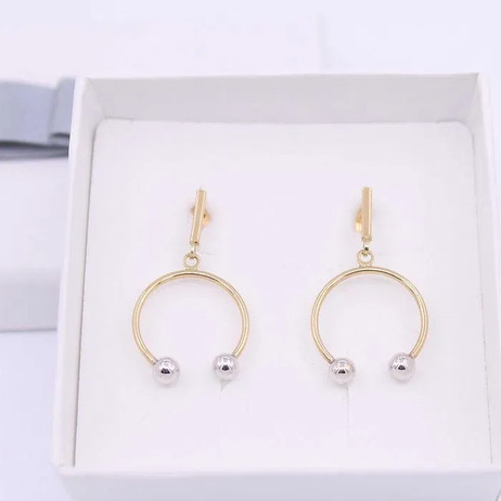 Złote kolczyki p.585/1,85g