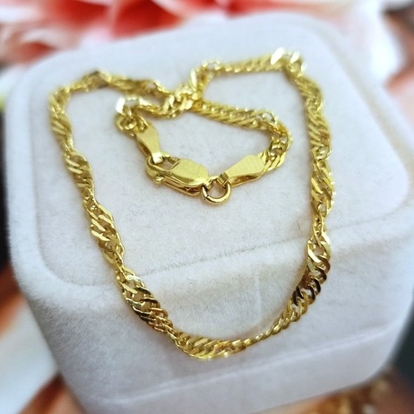 Złota bransoletka p.585/2,14g 