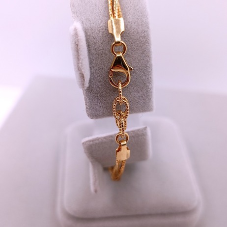 Złota bransoletka p.585/3,32g