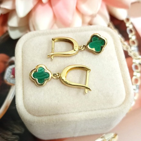 Złote kolczyki p.585/2,02g