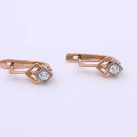 Złote kolczyki p.585/2,76g