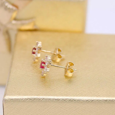 Złote kolczyki p.585/1,53g