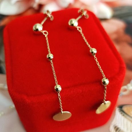 Złote kolczyki p.585/2,11g