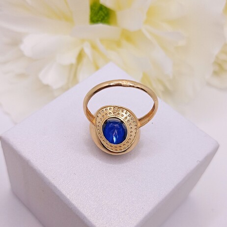 Złoty pierścionek p.585/3,12g