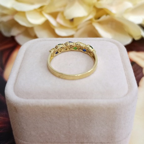 Złoty pierścionek p.585/1,82g