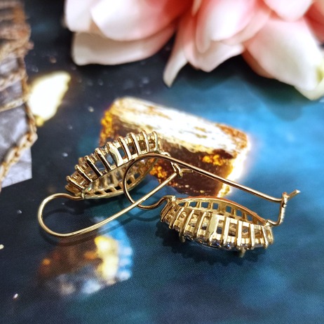 Złote kolczyki p.585/6,43g