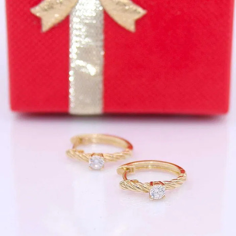 Złote kolczyki p.585/1,91g