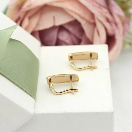 Złote kolczyki p.585/1,85g