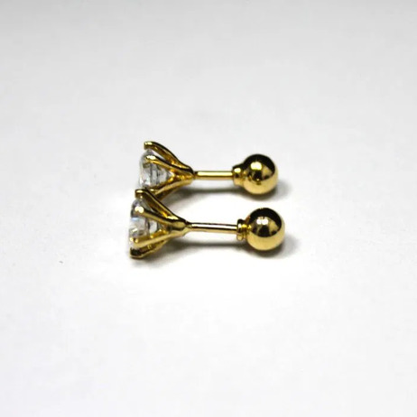 Złote kolczyki p.585/1,95g