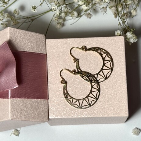 Złote kolczyki p.585/2,59g