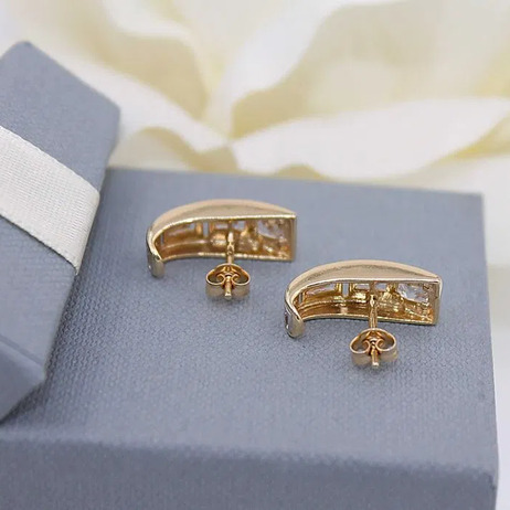 Złote kolczyki p.585/4,33g