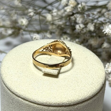 Złoty pierścionek p.585/1,65g