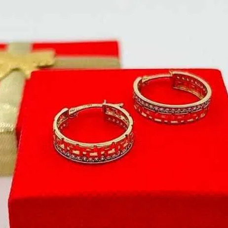 Złote kolczyki p.585/2,43g