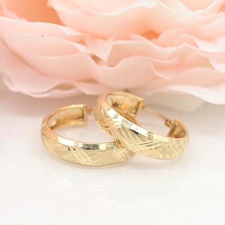 Złote kolczyki p.585/3,07g