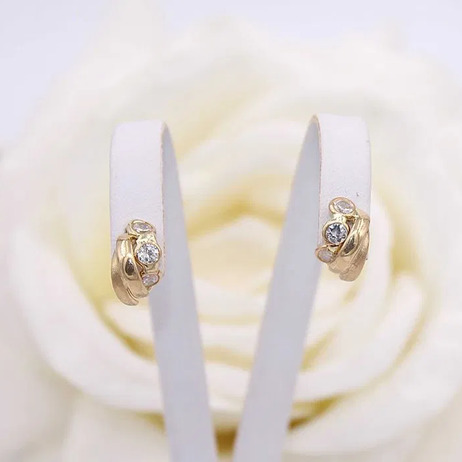 Złote kolczyki p.585/1,87g